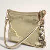 Adorne Iris Sequin Handbag | Gold