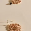 Adorne Monte Vintage Charm Hook Earrings | Gold