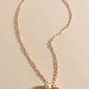 Adorne Pearl Cluster Pendant Necklace | Gold