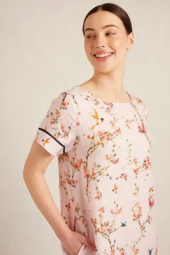 Alessandra Connie Linen Dress | Petal Blossom