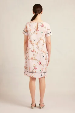 Alessandra Connie Linen Dress | Petal Blossom