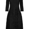 Alquema 3/4 Sleeve Smash Pocket Dress | Black
