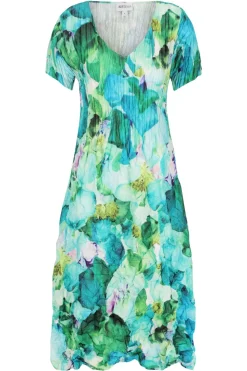 Alquema Cap Sleeve Smash Dress | Garden Sweet Pea