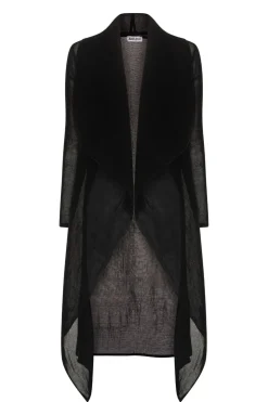 Alquema Collare Coat | Black
