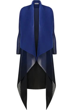 Alquema Collare Coat | Medieval Blue