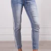 Boston Denim Jogger | Light Blue Wash