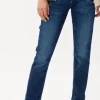 Brax Mary 5 Pocket Jean | Clean Dark Blue