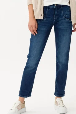 Brax Mary 5 Pocket Jean | Clean Dark Blue