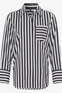 Brax Viki Blouse | Navy Stripe