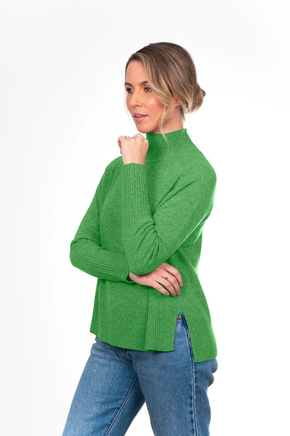 Bridge & Lord Bianca Cropped Raglan Sleeve | Fern