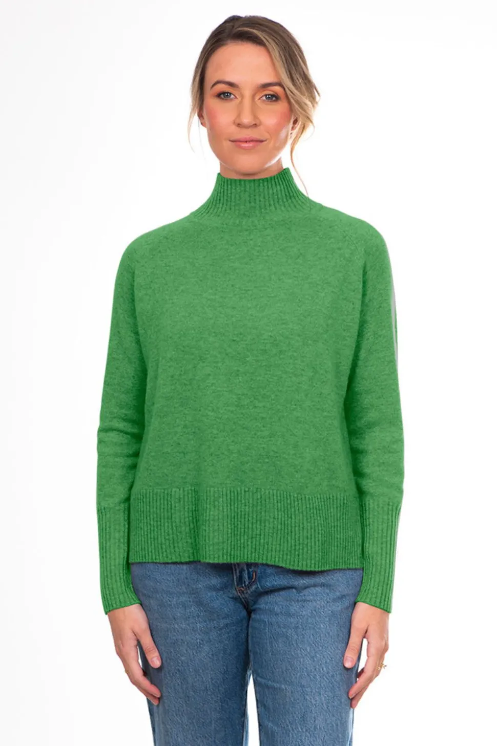 Bridge & Lord Bianca Cropped Raglan Sleeve | Fern