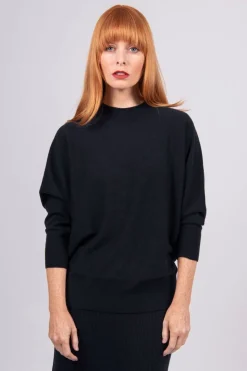 Bridge & Lord Dolman 3/4 Sleeeve Pullover | Black