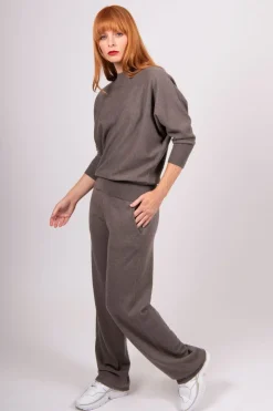 Bridge & Lord Dolman 3/4 Sleeeve Pullover | Mocha