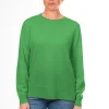 Bridge & Lord Jade Crew Neck Pullover | Fern