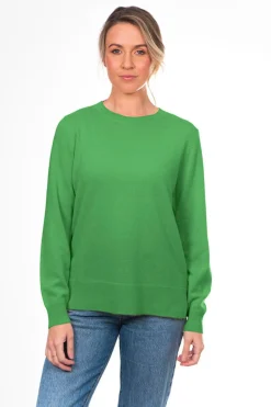 Bridge & Lord Jade Crew Neck Pullover | Fern