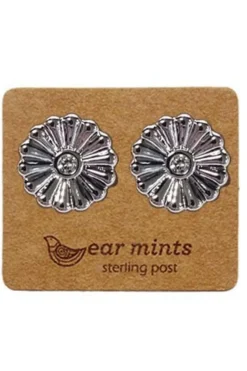 Ear Mints Cubic Daisy Stud | Silver