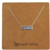 Ear Mints Cubic Rectangular Pendant | Silver