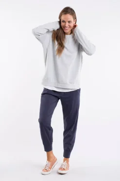 Elm Lifestyle Wash Out Lounge Pant | Navy