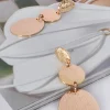 Etched Metal Trio Earrings | Gold