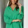 Fashion Express Belmont Poplin Shirt | Green