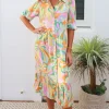 Fashion Express Brielle Midi Dress | Sorbet Swirl