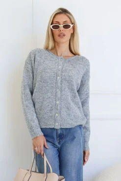 Fashion Express Camille Essential Cardi | Grey
