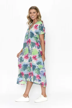 Fashion Express Frankie Kaftan Dress | Tropical