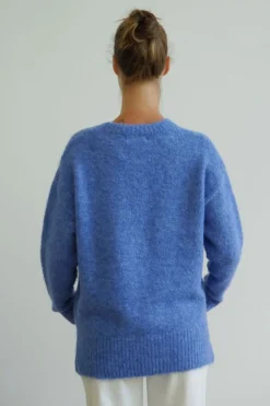 Fashion Express Frontier Wool Blend Jumper | Blue
