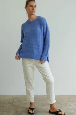 Fashion Express Frontier Wool Blend Jumper | Blue