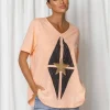 Fashion Express Havana Sequin Tee | Melon
