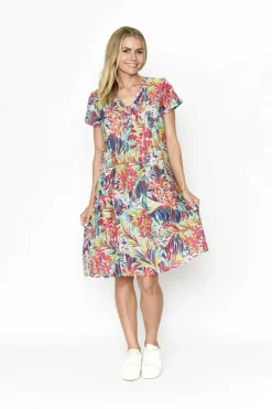Fashion Express Nicola Dress | Dense Foliage