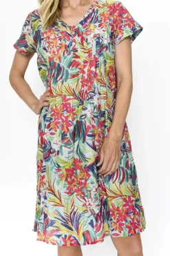Fashion Express Nicola Dress | Dense Foliage