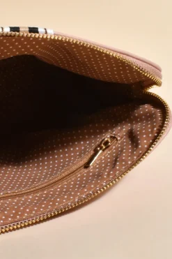 Fashion Express Palmer Vegan Leather Cross Body Bag | Peach
