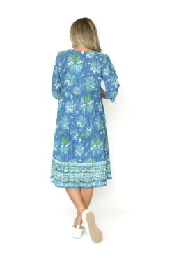 Fashion Express Rebecca Dress | Watercolour Sea