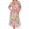 Fashion Express Sofia Shirt Dress | Orange Sun