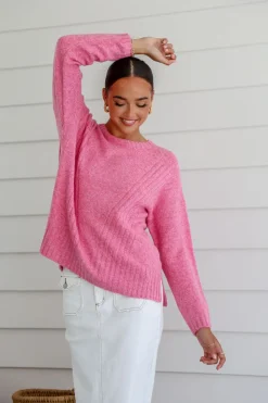 Fashion Express St Moritz Knit | Pink