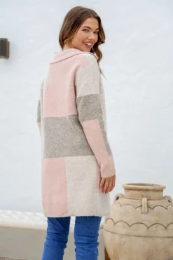 Fashion Express Times Square Coatigan | Blush