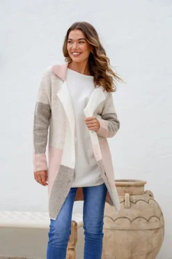 Fashion Express Times Square Coatigan | Blush