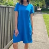 FOIL Frock & Roll Dress | Azure