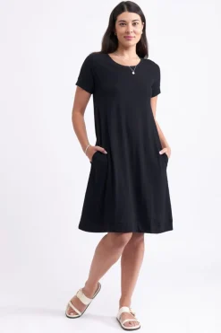 FOIL Frock & Roll Dress | Black