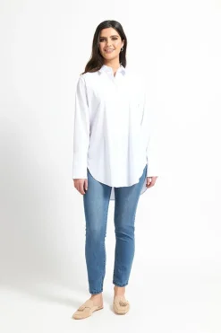Foil Million Collar Question Shirt | White
