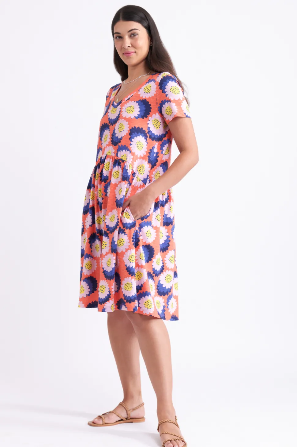 FOIL New Girl Dress | Flower Pop