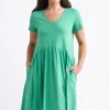 FOIL New Girl Dress | Kelly Green
