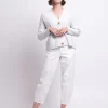 Foil No Slouch Cardigan | Silver