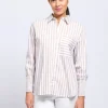 FOIL Off The Cuff Shirt | Sand Stripe