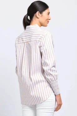 FOIL Off The Cuff Shirt | Sand Stripe