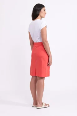 FOIL Tee Off Skirt | Papaya