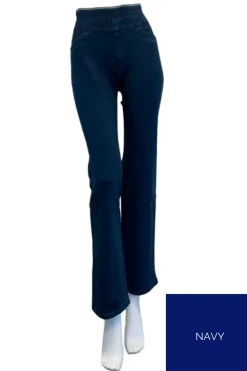Gabriella Frattini Lustre Wide Leg Pants | Navy