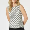 Gordon Smith Clover Top | Ivory/Black