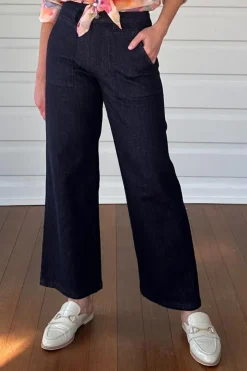 Gordon Smith Hudson Wide Leg Jean | Dark Denim